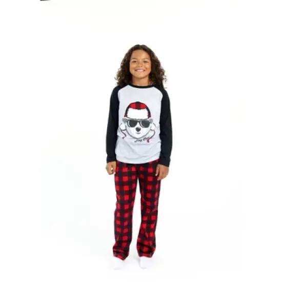 Sleep On It Boys Stay Cool Bear Soft Novelty Fleece 2-Piece Pajama Sleep Pant Set image {8}