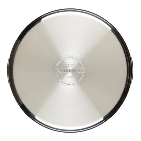 Farberware Classic Series 16qt Stainless Steel Induction Large Stockpot with Lid Silver image {6}