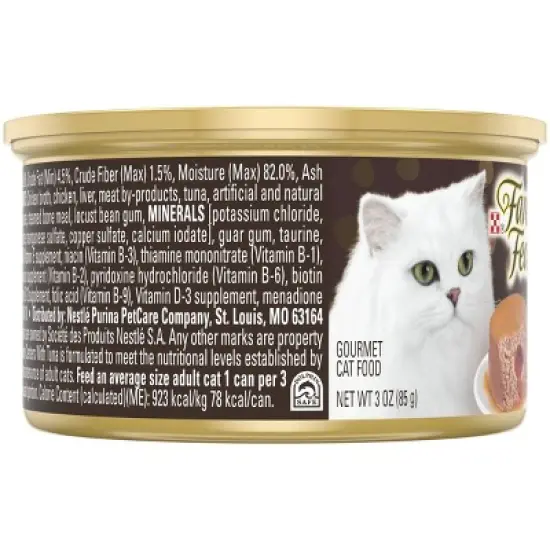 Purina Fancy Feast Savory Centers Pat&eacute; with Tuna and a Gourmet Gravy Center Wet Cat Food - 3oz/24pk image {4}
