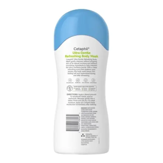 Cetaphil Ultra Gentle Body Wash - Refreshing Scent - 16.9 fl oz image {1}