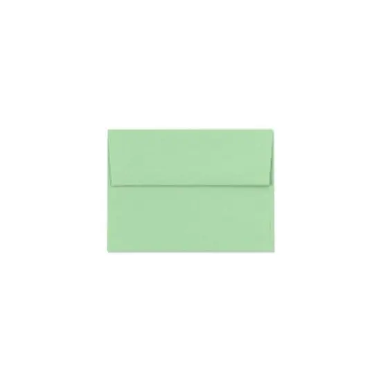 LUX A7 Invitation Envelopes 5 1/4 x 7 1/4 50/Box Pastel Green SH4280-04-50 image {1}