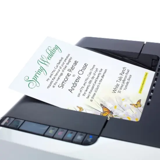 Great Papers Spring Blossom Butterfly Everyday Letterhead Multicolored 50 Sheets/Pack (2025004) image {3}