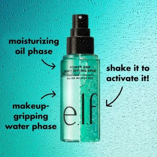 e.l.f. Power Grip Dewy Setting Spray - 2.7 fl oz image {5}