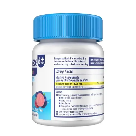 Mucinex Kids' Mighty Chews CCF - Daytime Tablets - Acetaminophen - 16ct image {8}