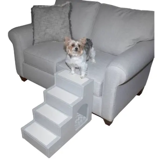 Pet Gear 4-Step with Den Dog Steps - Gray image {1}