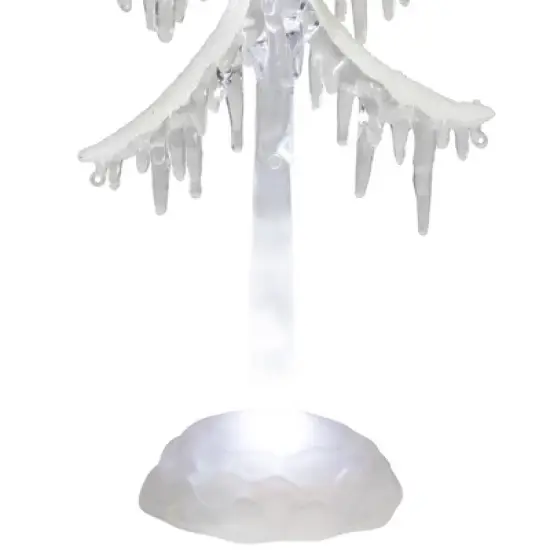 Northlight LED Lighted Acrylic Icicle Tree with Cardinals Christmas Decoration - 14" image {7}