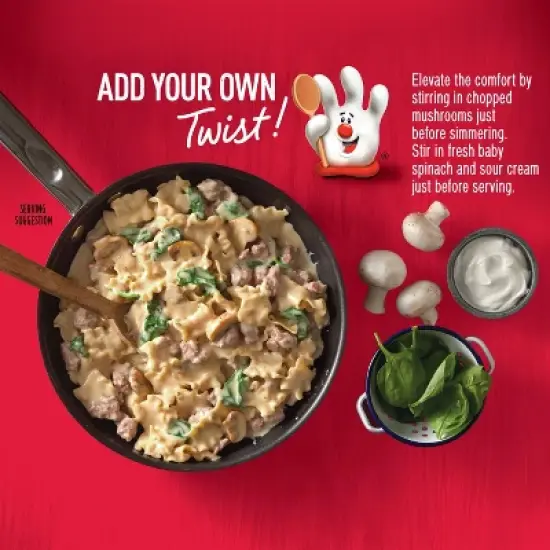 Hamburger Helper Deluxe Beef Stroganoff Pasta Meal Kit - 5.5oz image {4}