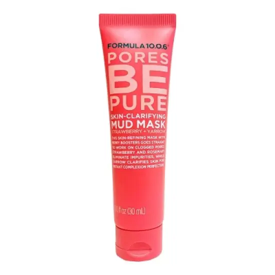 Formula 10.0.6 Clarifying Mud Mask - Strawberry Yarrow - 1oz image {5}
