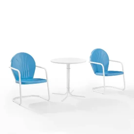 Crosley 3pc Griffith Outdoor Patio Bistro Set image {13}