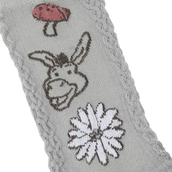 Shrek Flower & Mushroom Character Patterns Women's Casual Crew Socks image {2}