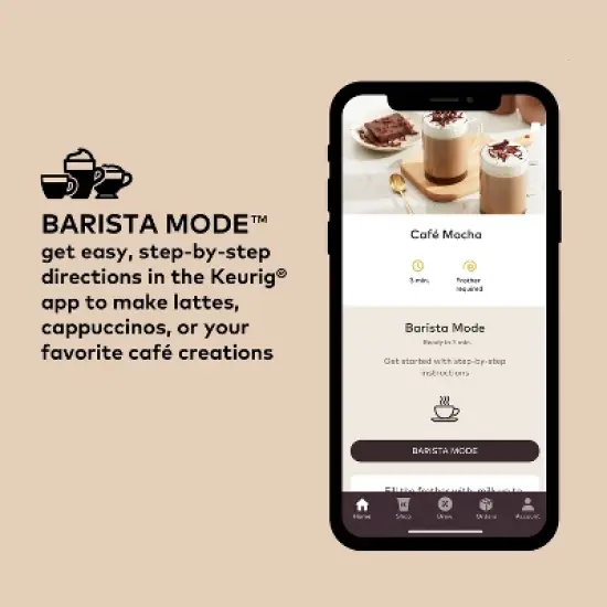 Keurig SimpleCafe Frother Single-Serve Coffee Maker Black: Electric K-Cup Brewer, No Filter Needed, 12 oz Capacity image {9}
