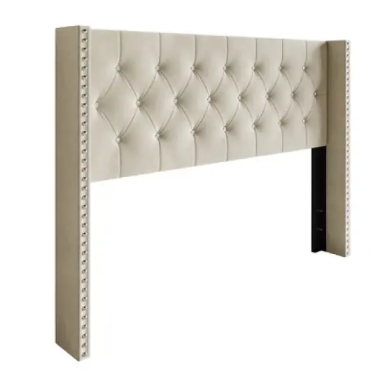 Home Design Gretna Tufted Upholstered Headboard image {3}
