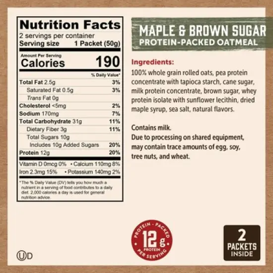 Kodiak Variety Pack Oatmeal Packets - 10.58oz / 6ct image {6}