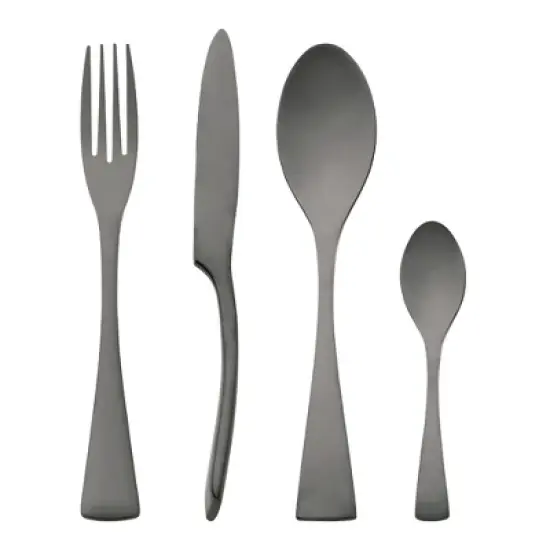 REGALWOVEN Stainless Steel Silverware Set Flatware with Knife 4 Pieces image {6}