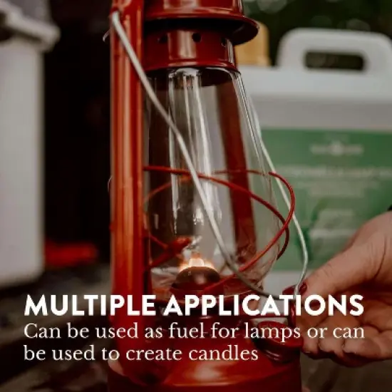 GasOne 1 Gallon (128 oz) Scented Cintronella Lamp Oil - Clear Paraffin Lamp Oil &ndash; Smokeless Indoor Ideal for Lamps, Lanterns, Tiki Torch image {4}