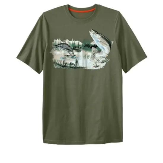 Boulder Creek by KingSize Men's Big & Tall  Nature Graphic Tee image {20}