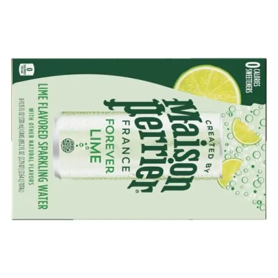 Maison Perrier Lime Sparkling Water - 8pk/11.15 fl oz Cans image {8}