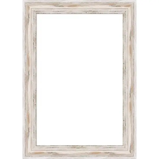 Amanti Art Alexandria White Wash Narrow Framed Dry Erase Magnetic Board image {9}