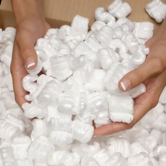 UOFFICE 3.5 Cubic Feet White Styrofoam Packing Peanuts image {6}