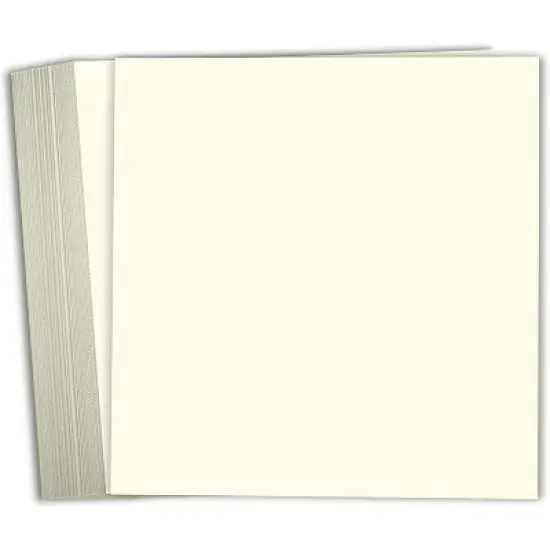 Hamilco Card Stock Scrapbook Paper 12x12 Cream Colored Cardstock 100lb Cover &ndash; 25 Pack image {7}