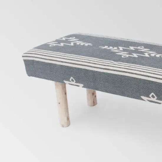 Laveta Boho Rectangular Bench - Christopher Knight Home image {3}