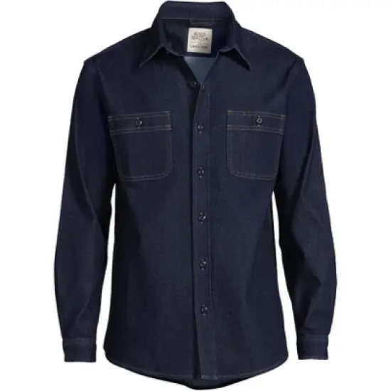 Lands' End Blake Shelton x Lands' End Traditional Fit Rugged Work Shirt image {6}
