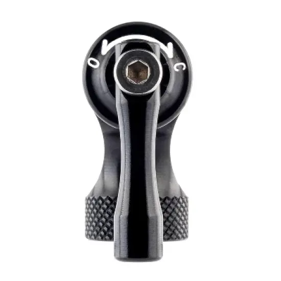 PRO BIKE TOOL CO2 Inflator Quick Tire Pump for Road & Mtn Bikes, Presta & Schrader Compatible, Matte Black image {1}