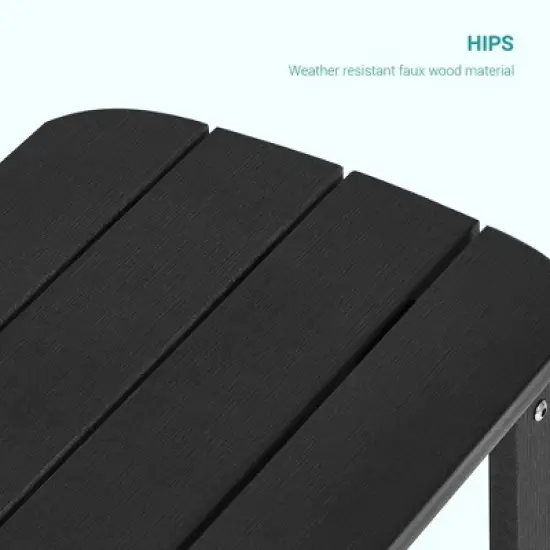 Sonkuki Patio HIPS Adirondack Side Table, Outdoor Square End Table image {5}