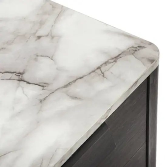 Keely Nightstand Charcoal Gray - Buylateral image {4}