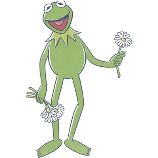 Men's The Muppets Kermit Flower Bouquet Sweatshirt image {1}