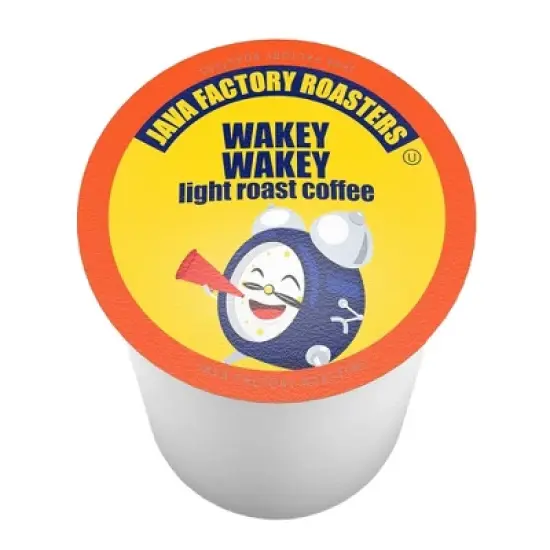 Java Factory Single Cup Coffee, Keurig 2.0, Wakey Wakey Light Roast, 80 Count image {7}