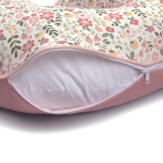 Boppy Organic Original Support Nursing Pillow Cover - Blush Garden image {6}