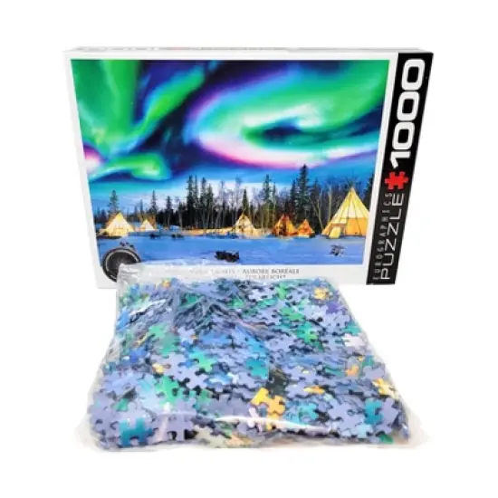 EuroGraphics Northern Lights Yellowknife Jigsaw Puzzle - 1000pc image {4}