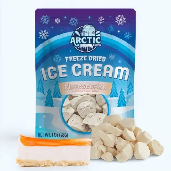 Arctic Farms Freeze Dried Ice Cream That Does Not Melt (Bits) (Cheesecake) image {5}