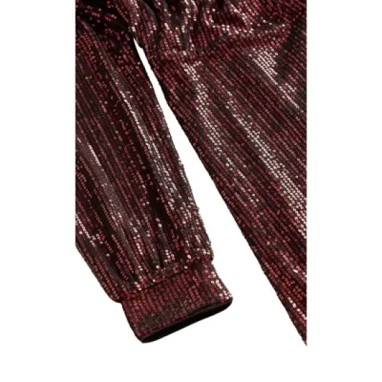 Women's Plus Size Party Glow Wrap Dress - ruby | CITY CHIC image {6}