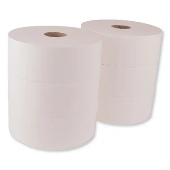 Tork Advanced Jumbo Bath Tissue, Septic Safe, 2-Ply, 3.48" x 1,600 ft, White, 6 Rolls/Carton image {6}