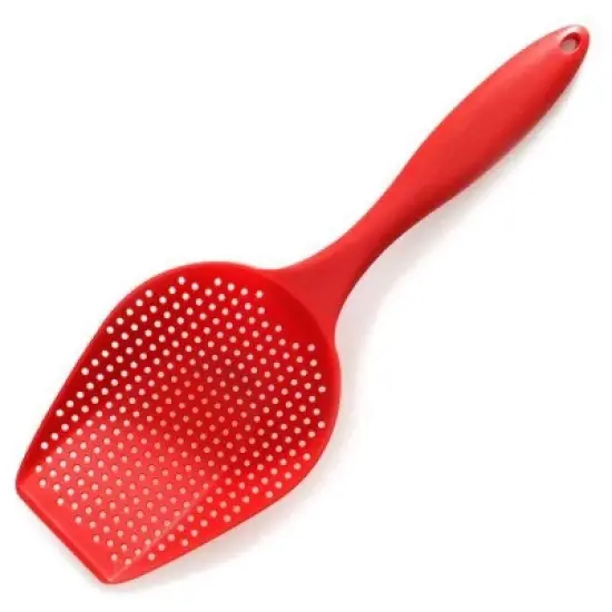 Norpro Large Heat-Resistant Scoop Colander - Strain Berries, Pasta, Eggs and more! image {5}