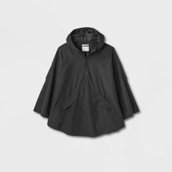Women's Adaptive Seated Fit Rain Jacket - A New Day&trade; Black image {4}