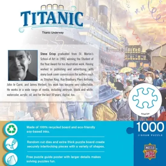 MasterPieces 1000 Piece Jigsaw Puzzle - Titanic Underway - 19.25"x26.75" image {3}