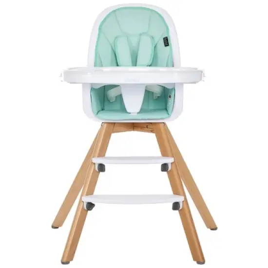 Evolur Zoodle 2 in 1 Baby High Chair, Easy to Clean, Removable Tray, Compact and Portable Convertible High Chair for Babies and Toddlers image {14}