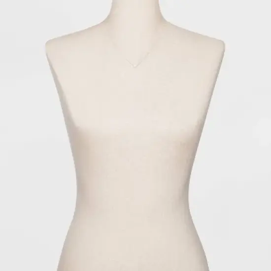 Sterling Silver with Freshwater Pearl Duo Necklace Set - A New Day&trade; Silver image {1}