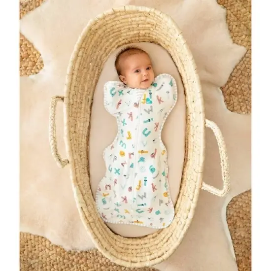 Love to Dream Ecovero Swaddle Wrap - Alphabet Soup - Newborn image {1}