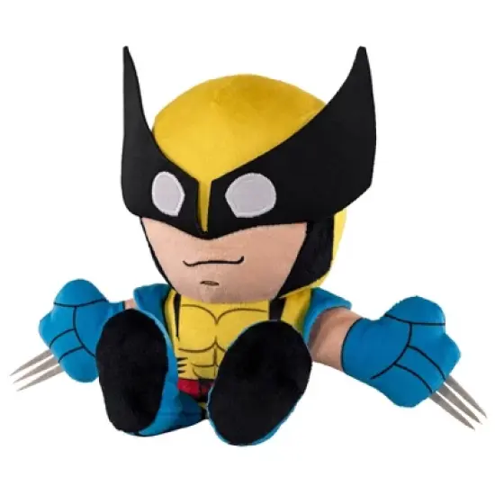 Bleacher Creatures Marvel Wolverine 8" Kuricha Sitting Plush image {2}