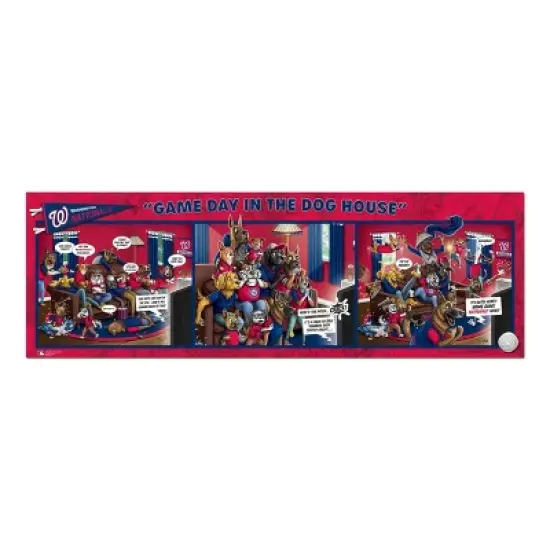 MLB Washington Nationals Game Day in the Dog House Puzzle - 1000pc image {2}