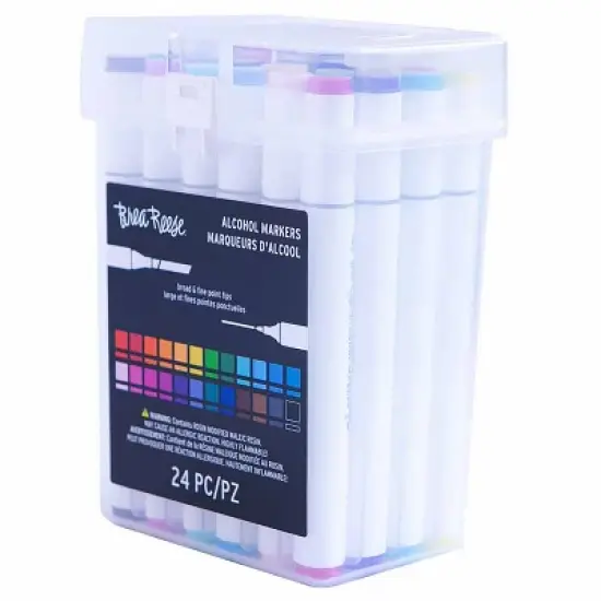 Brea Reese: Alcohol Markers - 24pc Color Set - Broad & Fine Point Dual-Tip image {2}