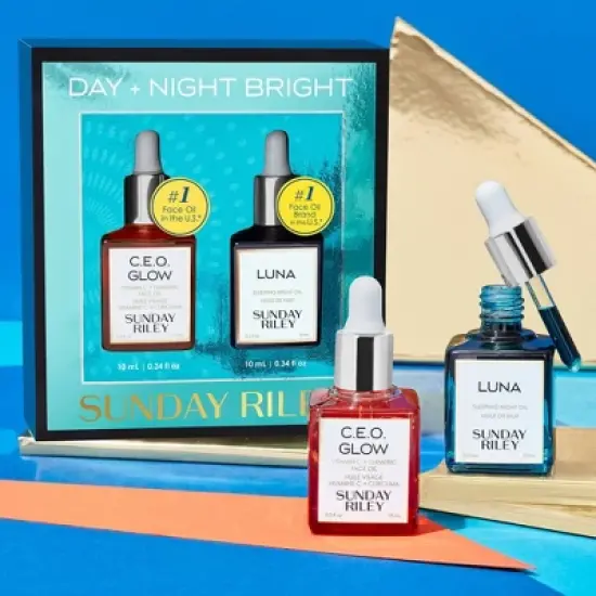Sunday Riley Day + Night Bright Vitamin C + Retinol Oil Set - 2oz - Ulta Beauty image {2}
