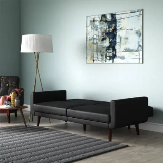 Fiore Modern Futon Faux Leather - Room & Joy image {2}