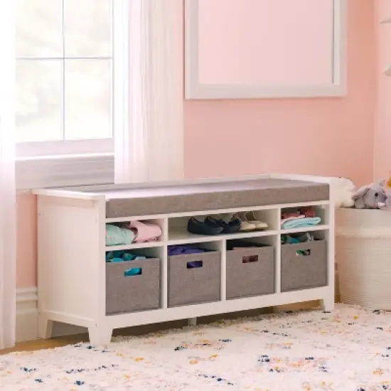Martha Stewart Living and Learning Kids' Storage Bench image {3}