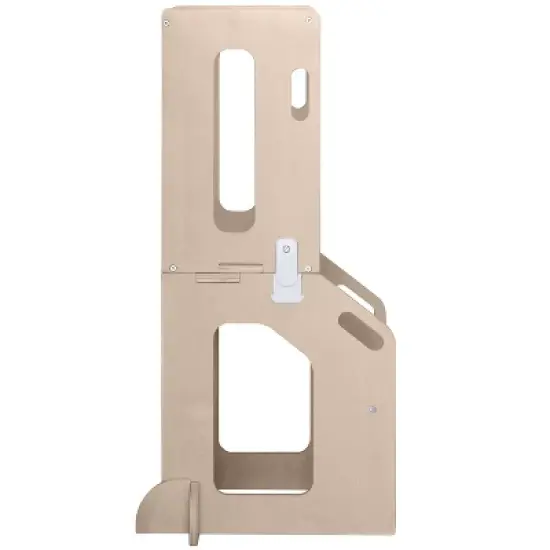 Busy Kids 2-in-1 Kitchen Tower & Kids Art Desk - Natural image {4}