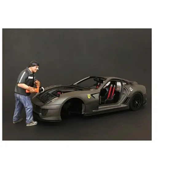 "Chop Shop" Mr. Chopman Figure for 1:18 Scale Models by American Diorama image {2}